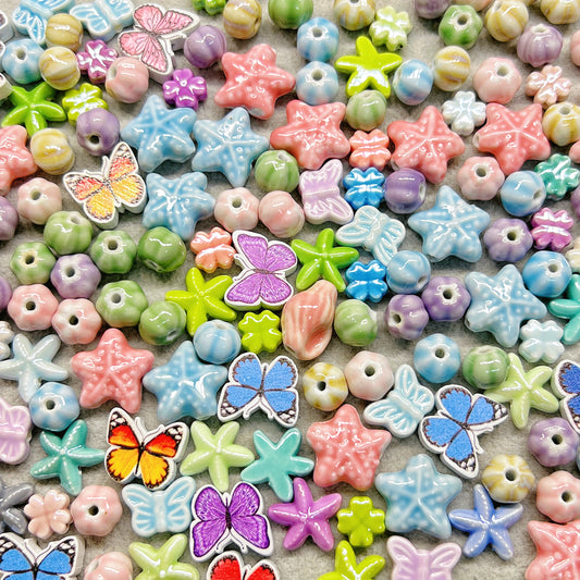 [A069]   Rainbow Breeze-High Quality Ceramic Beads