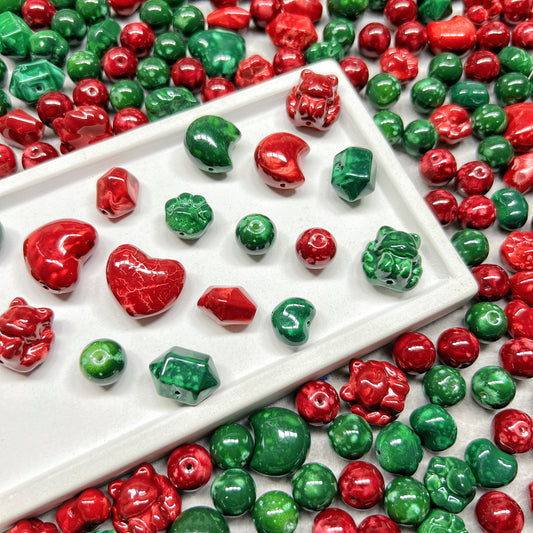 🆕[A074]   Merry Christmas-High Quality Glass Beads