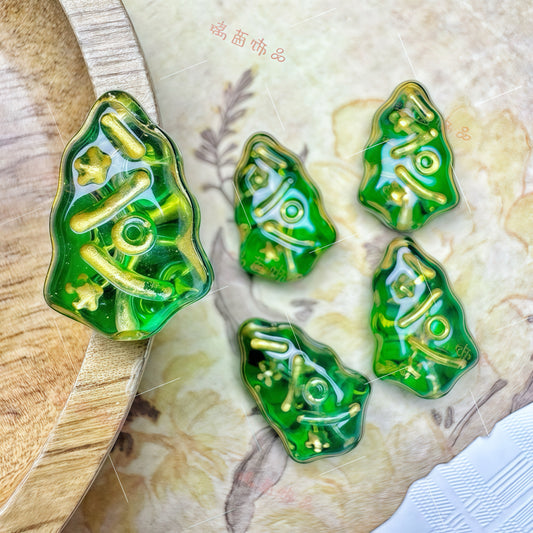 🆕[A075]   Christmas Tree-High Quality Glass Beads