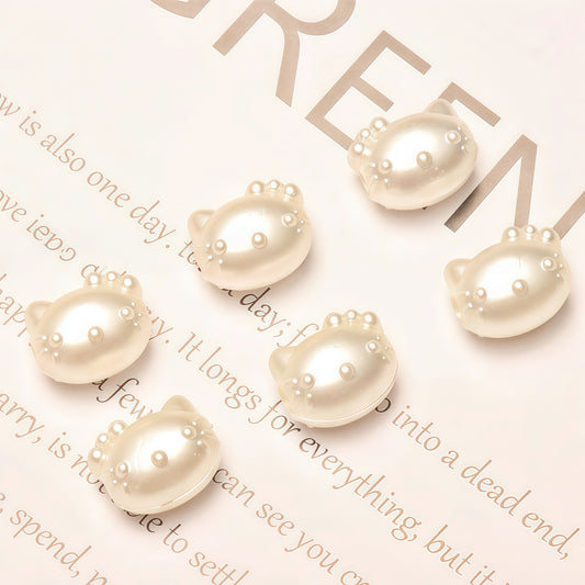 🆕[P051]   ミ ෆ 。ෆ ミ Acrylic Kitty Beads(12*15MM)