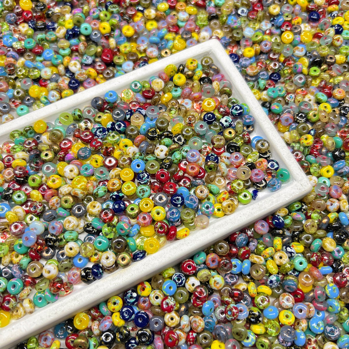 🆕[A081]   Color Noise-High Quality Picasso Beads
