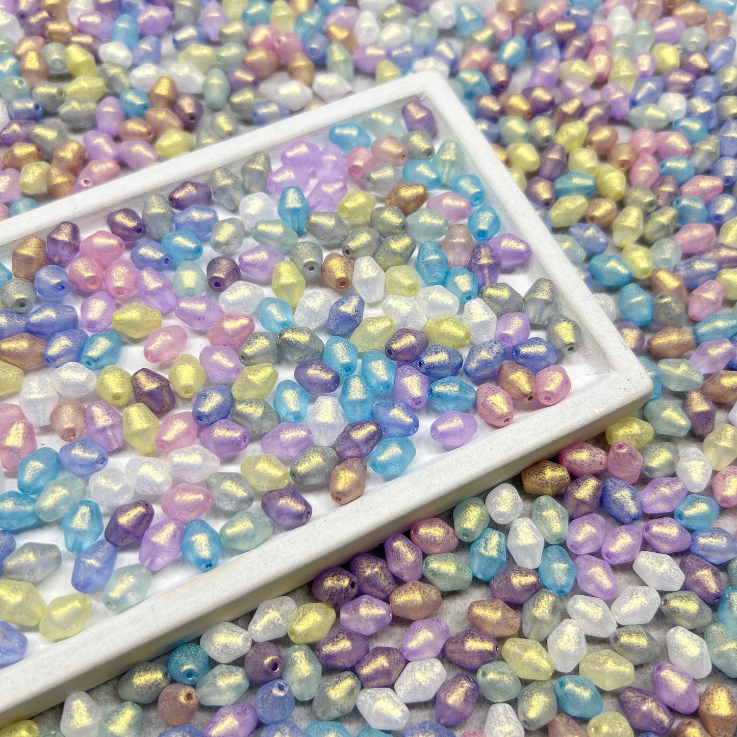 🆕[A099]   Pastel Shimmer-High Quality Glass Bead