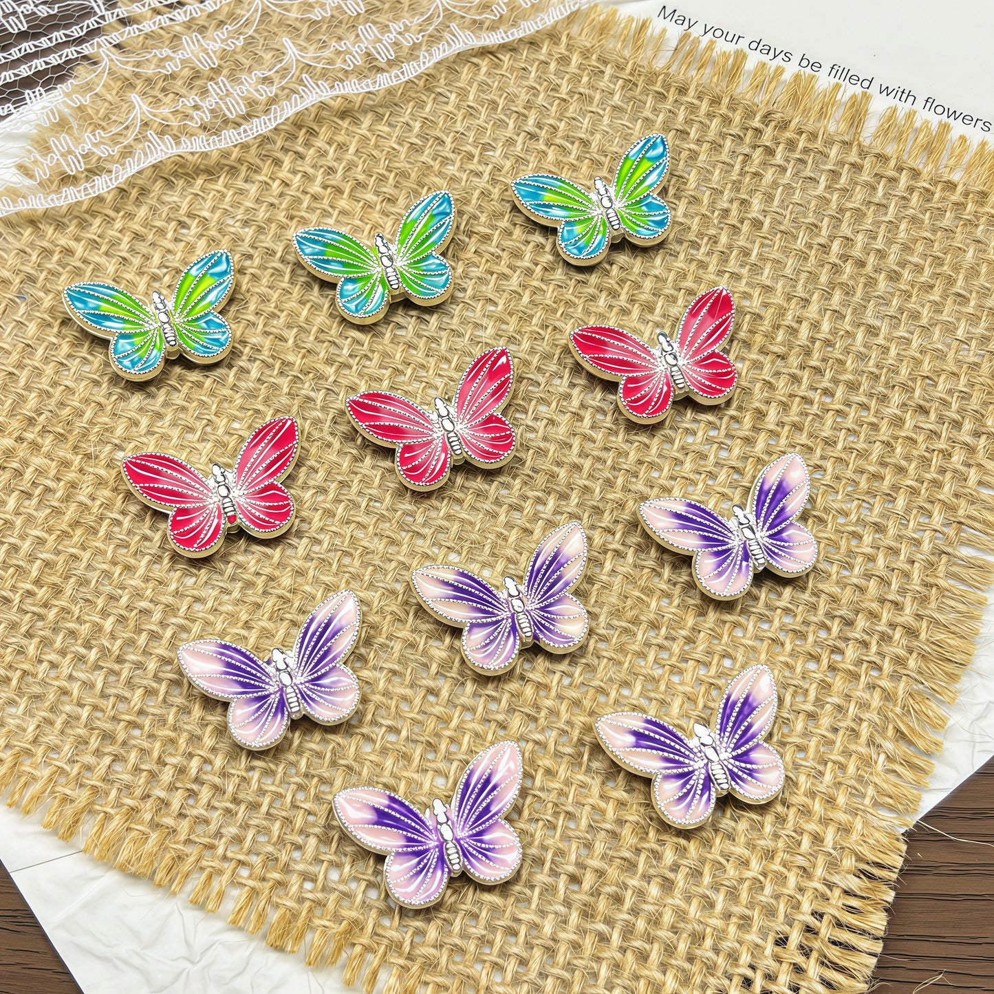 [P065]   🦋Alloy Double-Sided Butterfly