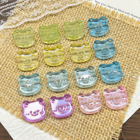 🆕[A228]    Bear Family-High Quality Glass Bead