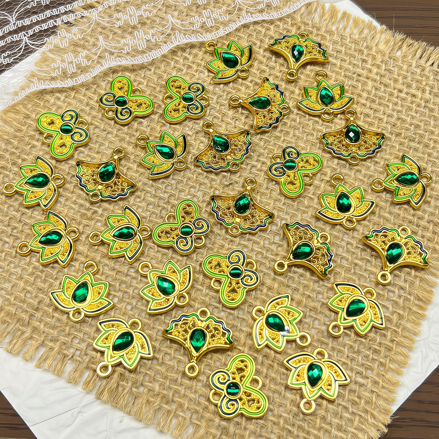 [P076]   Ginkgo/Butterfly/Lotus/Pendant（17.5*17MM）