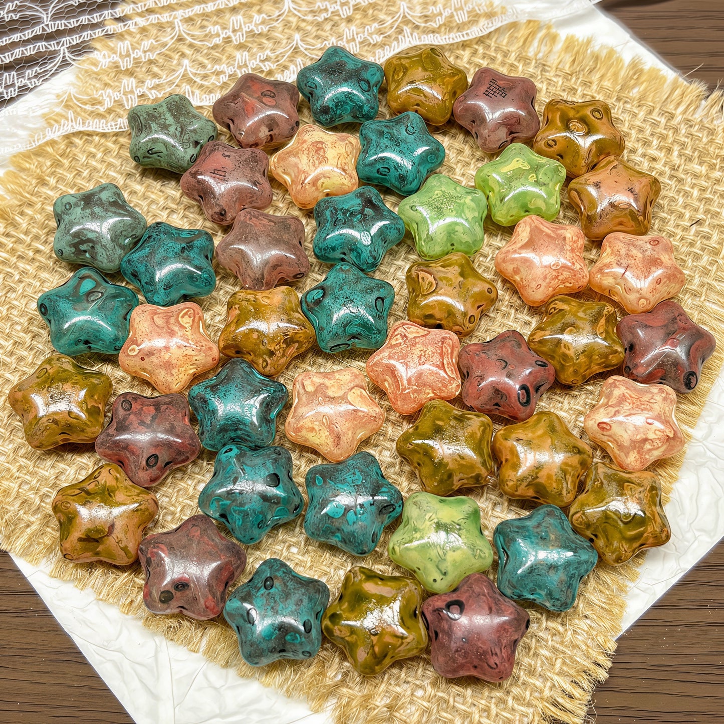 [A371]    TWINKLE TWINKLE（16MM）-High Quality Glass Bead