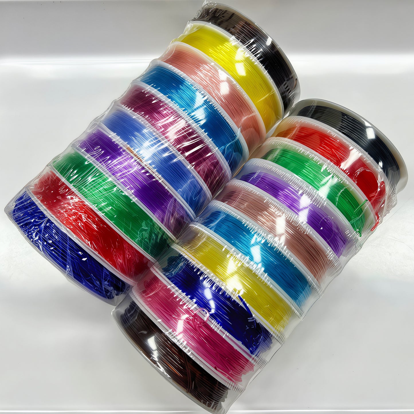 🆕[P098]   Colored Flat Filament Elastic Thread