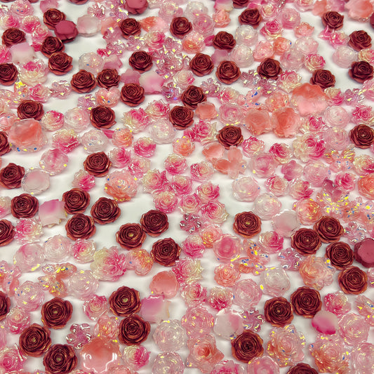 [A431]    Pink Soft Resin Flower