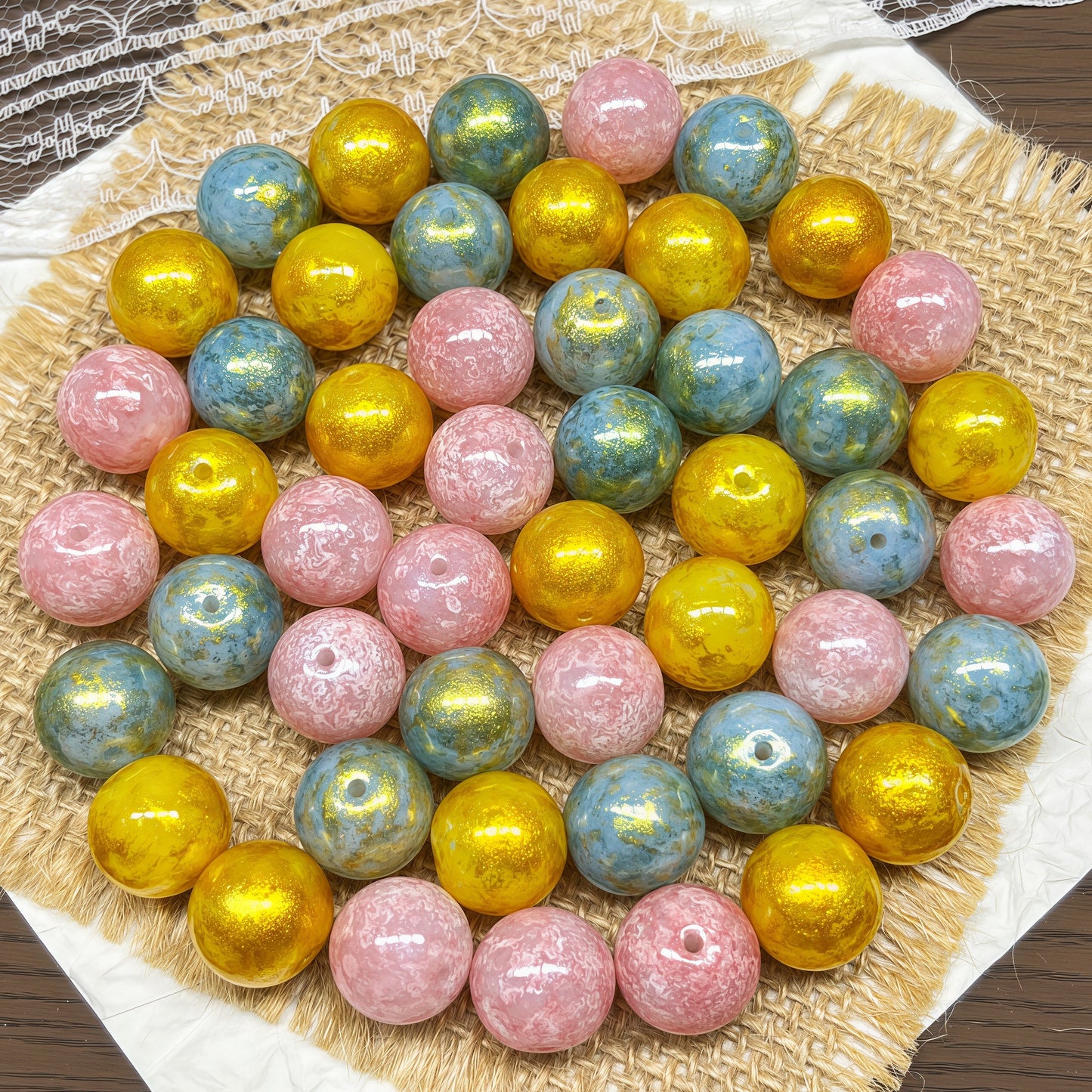 [A482]    Spring Picnic（14MM）-High Quality Glass Bead