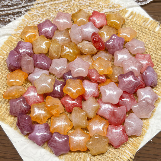 🆕[A496]    Peach Sunset（16MM）-High Quality Glass Bead