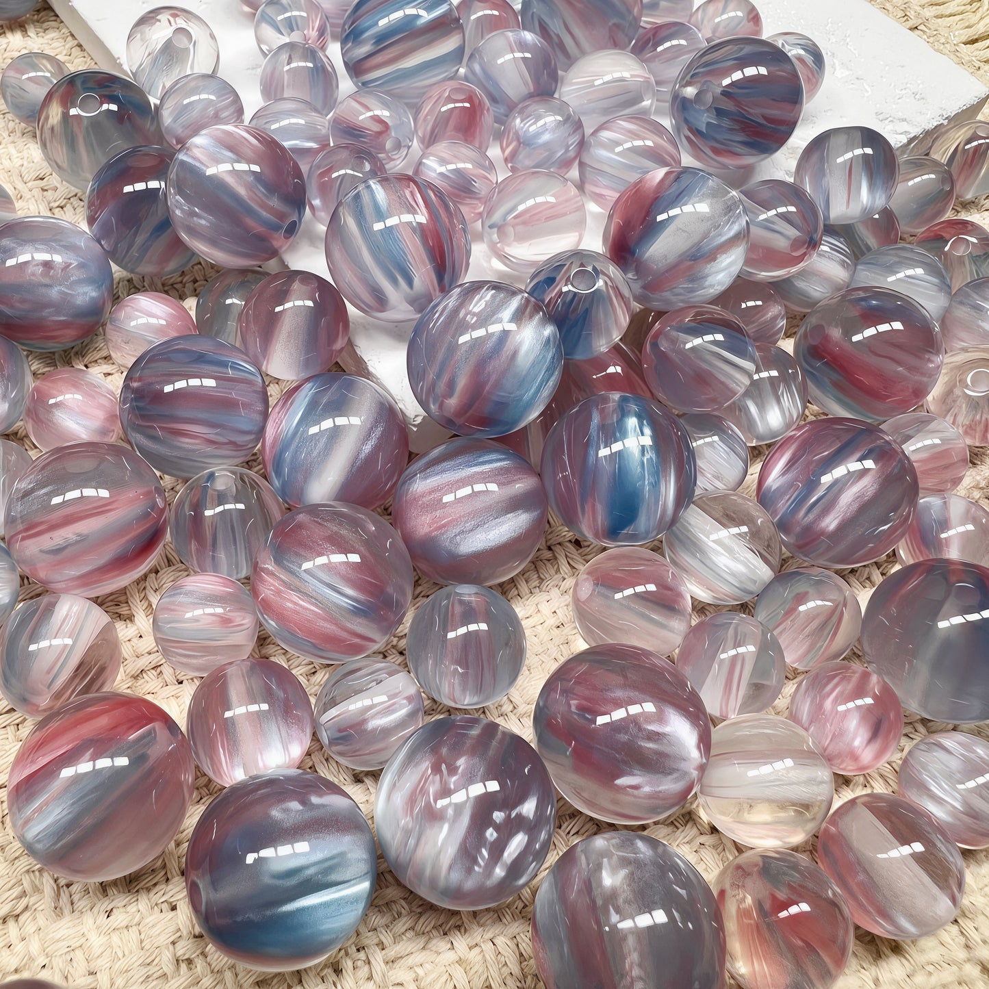 🆕[A545]    Aurora Reverie（16/12/10MM）-High Quality Resin Bead