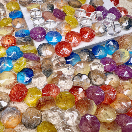 [A559]    Stardust Sugar(14MM)-High Quality Glass Bead