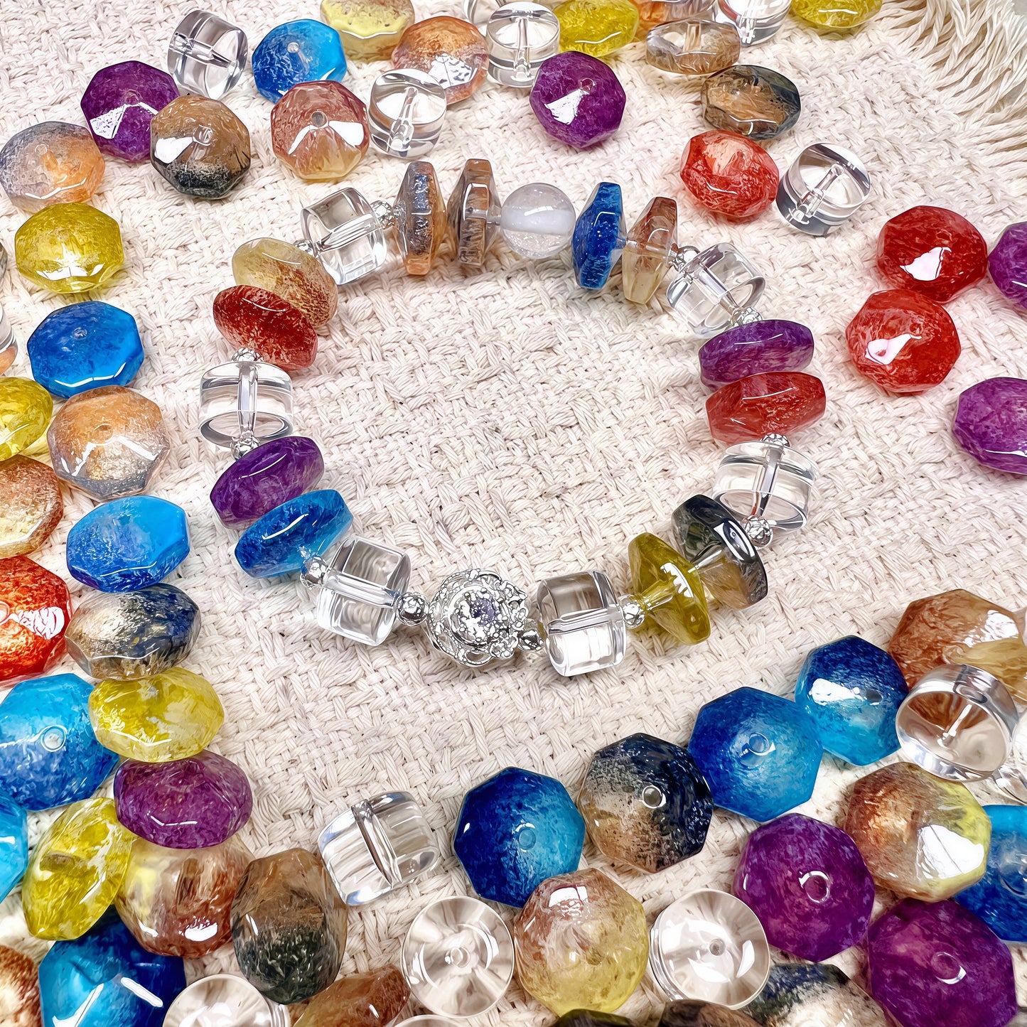 [A559]    Stardust Sugar(14MM)-High Quality Glass Bead