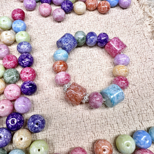 [A558]    Candy Tales(14MM)-High Quality Glass Bead