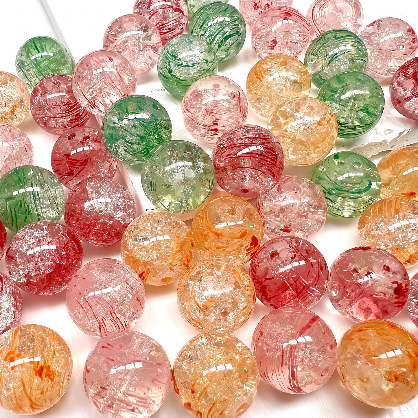 🆕[A564]    Sunlit Sangria（16MM）-High Quality Glass Bead
