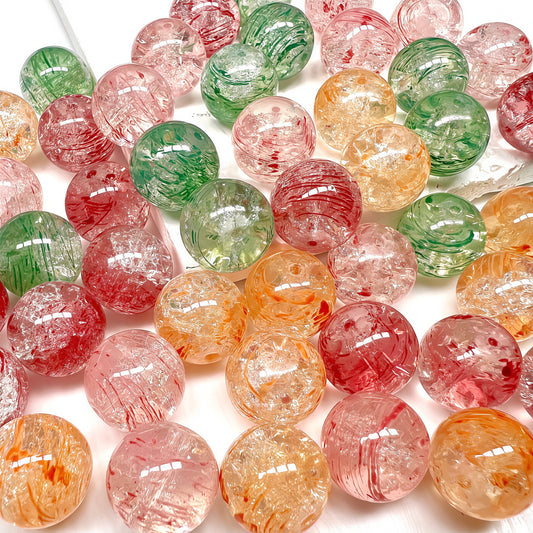 🆕[A564]    Sunlit Sangria（16MM）-High Quality Glass Bead