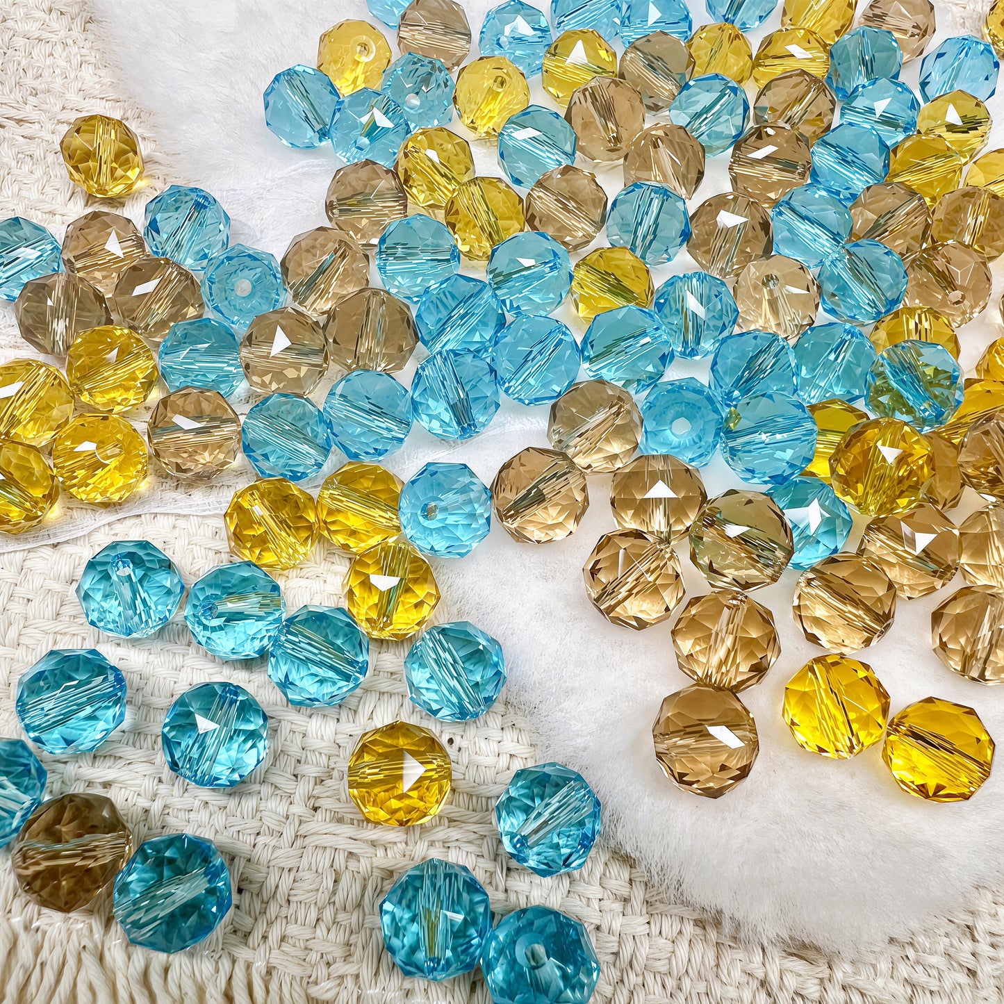 🆕[A583]    Sunlit Lagoon（10MM）-High Quality Glass Bead