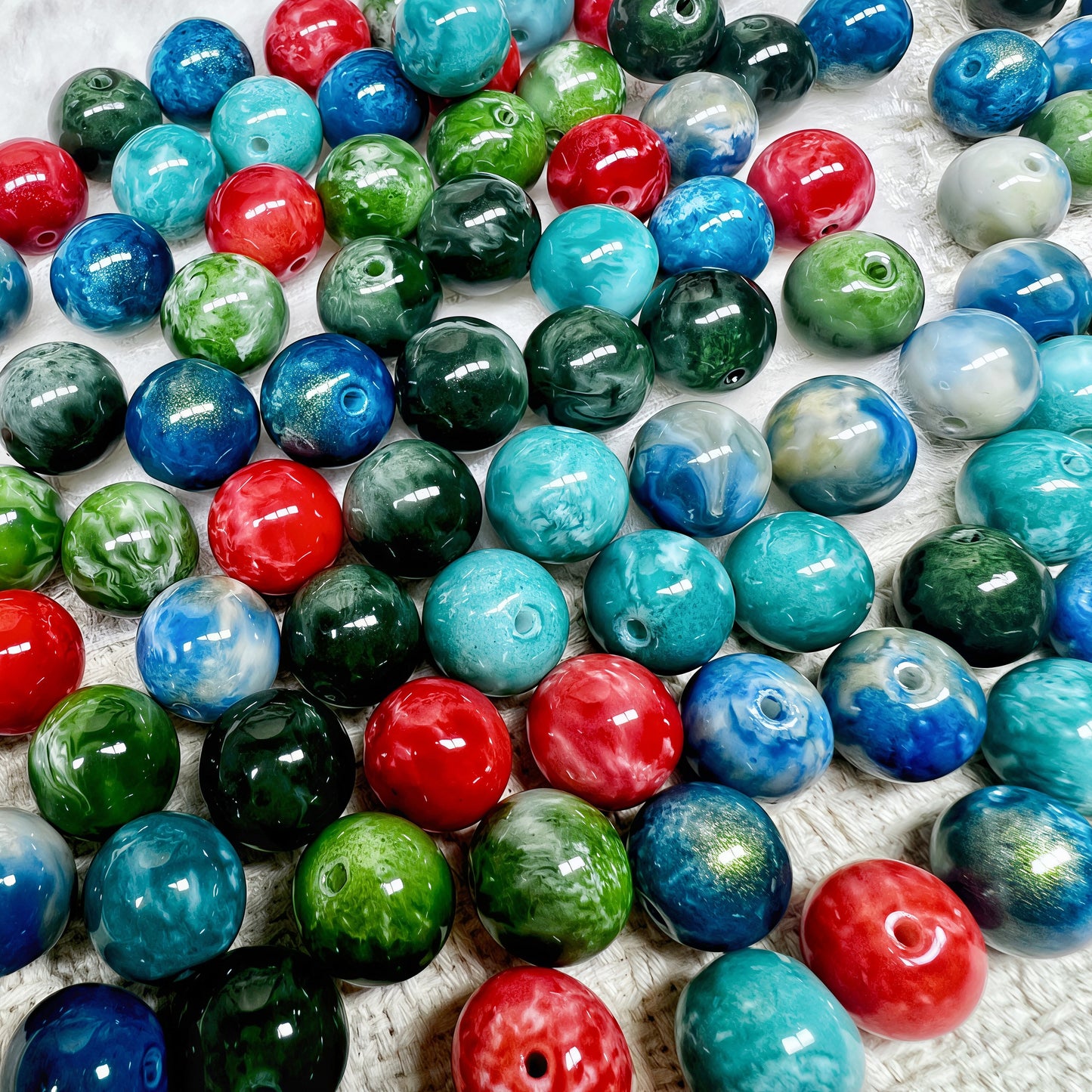 🆕[A591]    Jolly Jubilee（12MM）-High Quality Glass Bead