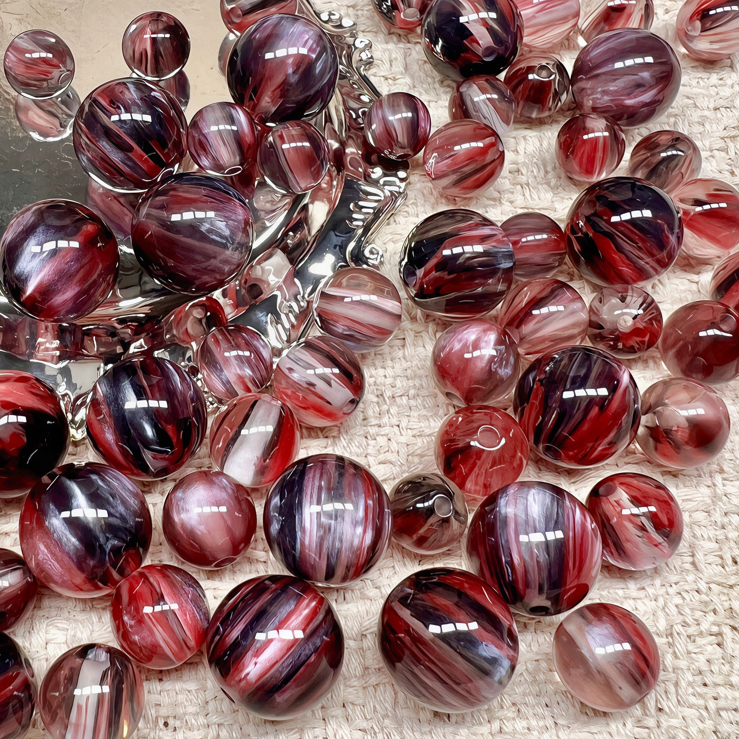 🆕[A607]    Mulberry Wine（10/12/16MM）-High Quality Resin Bead