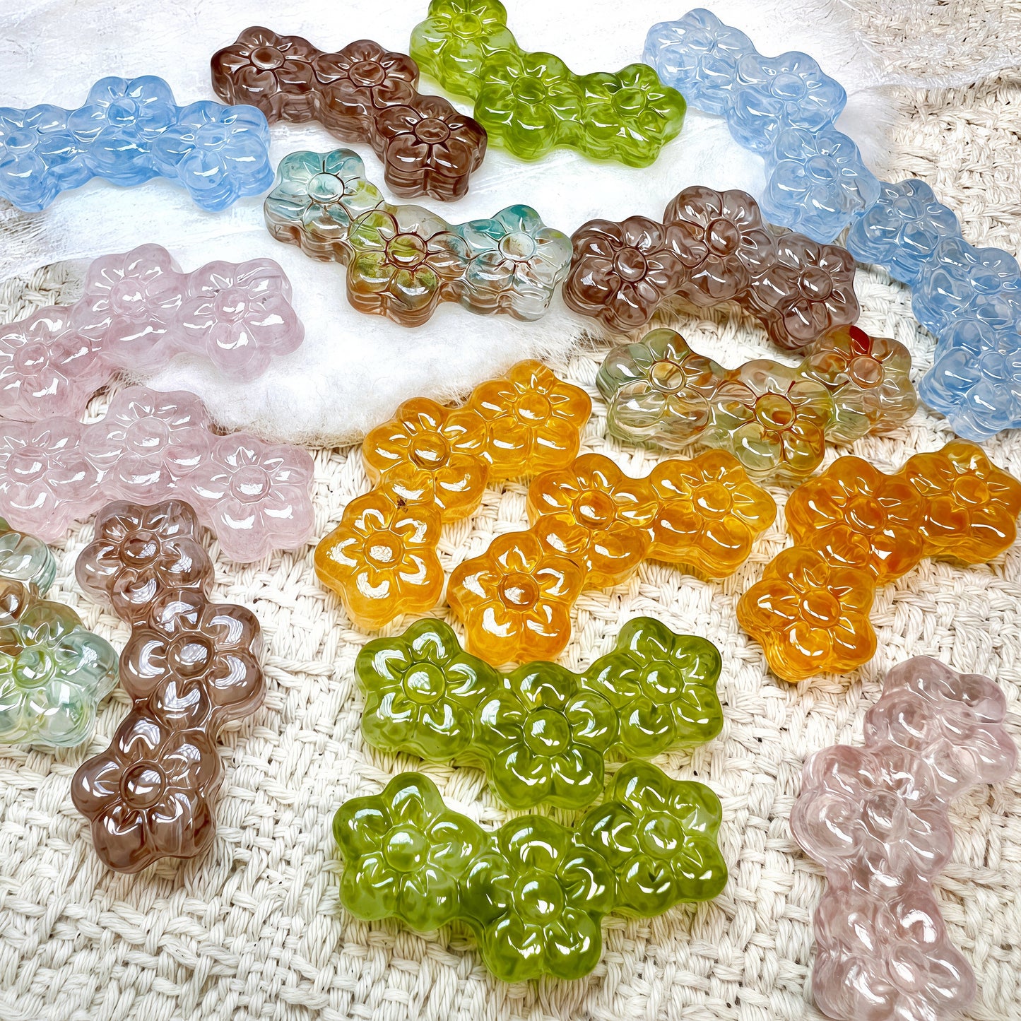 🆕[A623]    Bloom Buddies-High Quality Glass Bead