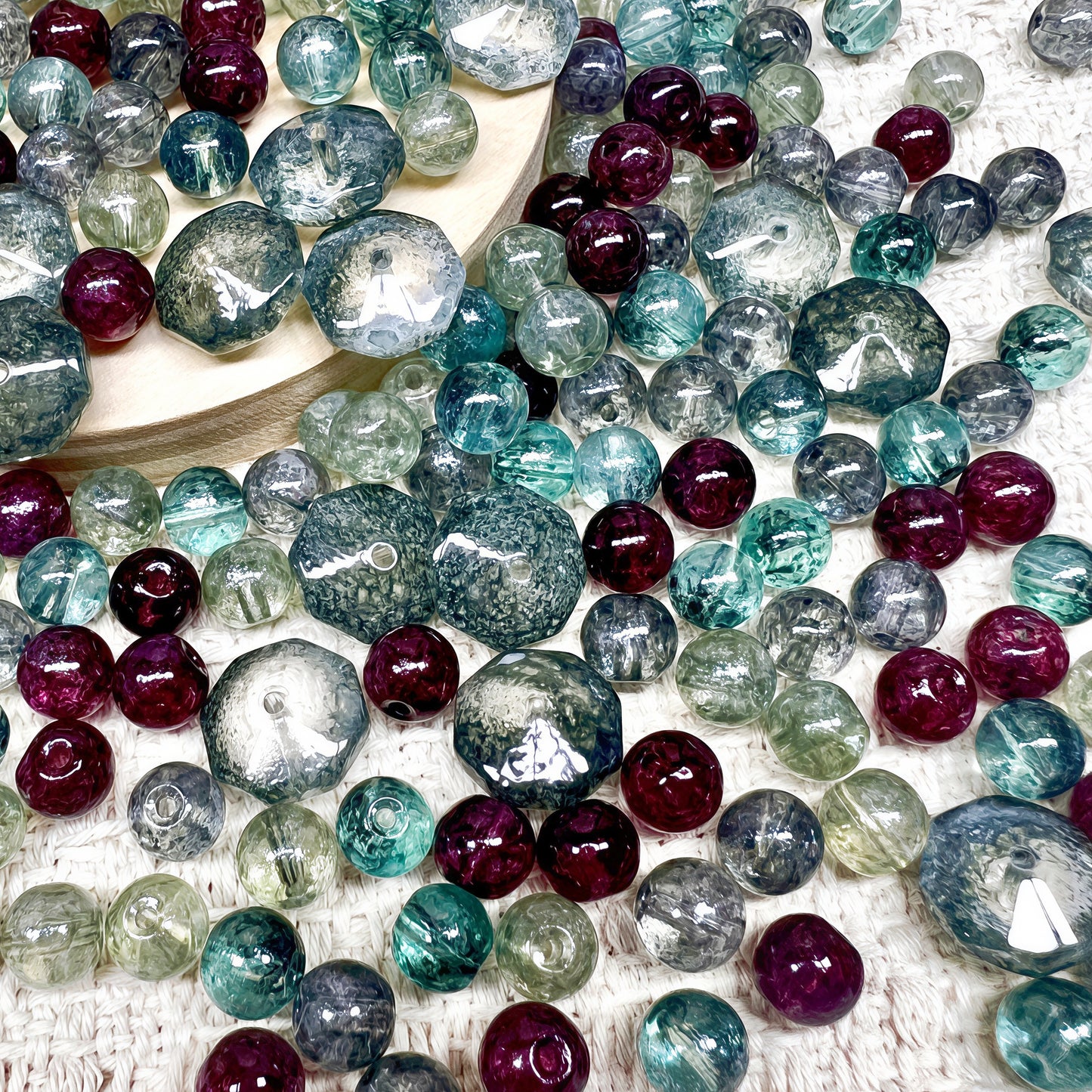 🆕[A631]    Forest Echo(8MM)-High Quality Glass Bead