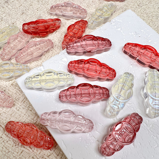 🆕 [A638]    Rosy Nova（30MM）-High Quality Glass Bead