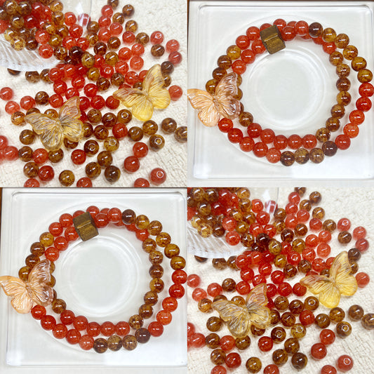 [A655]    Cider Grove(8MM)-High Quality Glass Bead