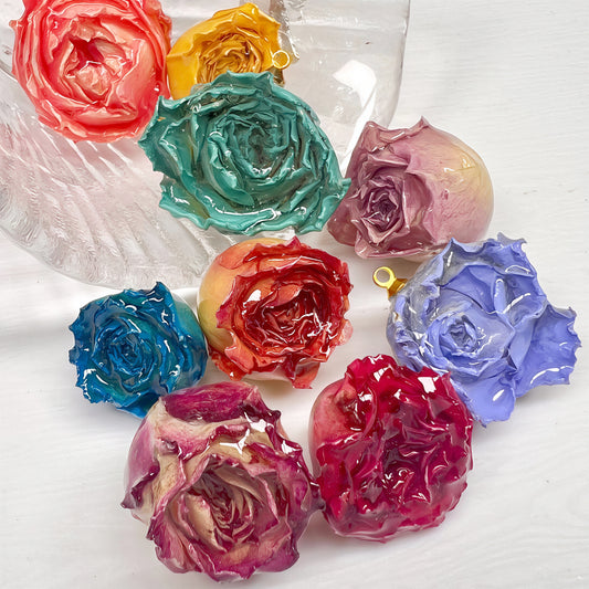 🆕[A669]    Withered Rose Pendant（20MM+）