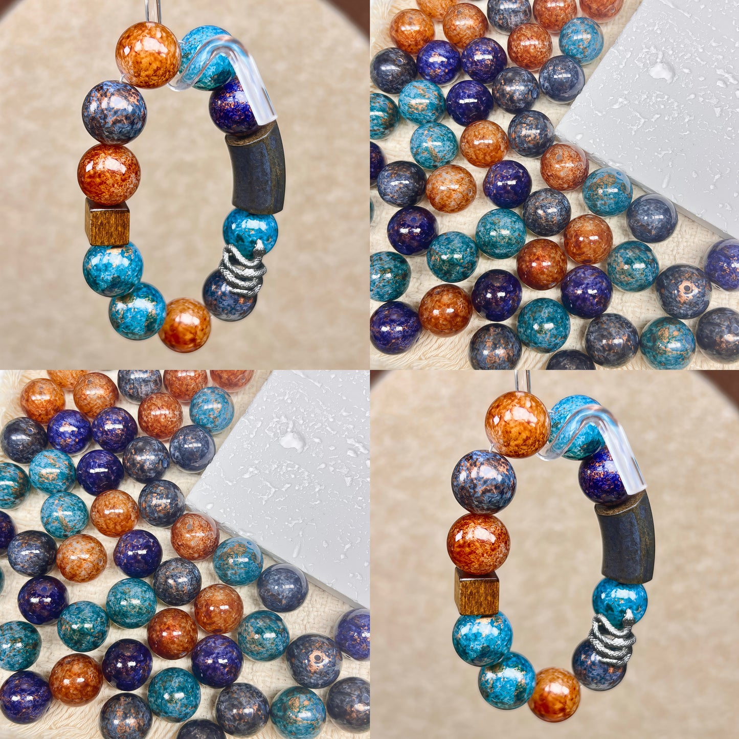 🆕 [A676]    Lagoon Treasure-High Quality Glass Bead