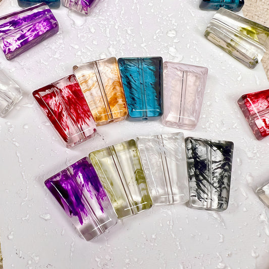 🆕 [A680]    Ink Painting-High Quality Glass Bead