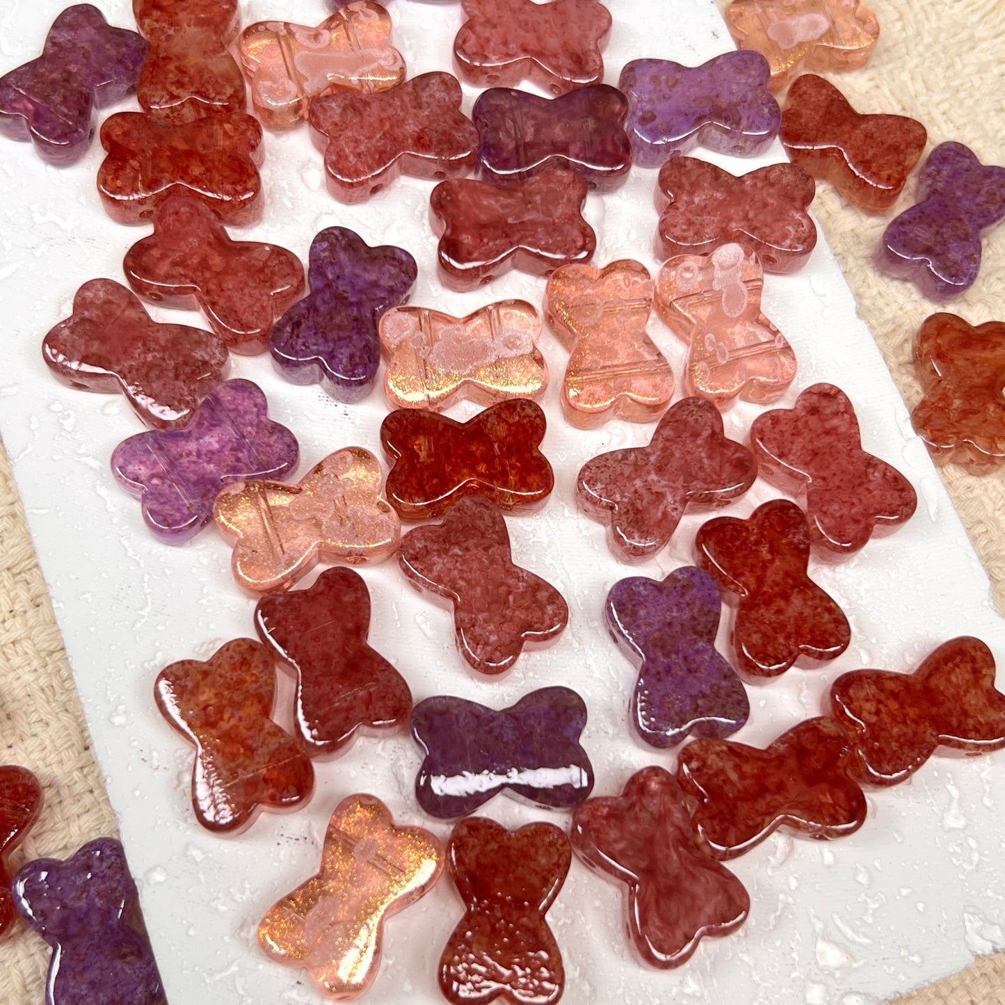 🆕 [A683]    Berry Haze（19*13MM）-High Quality Glass Bead