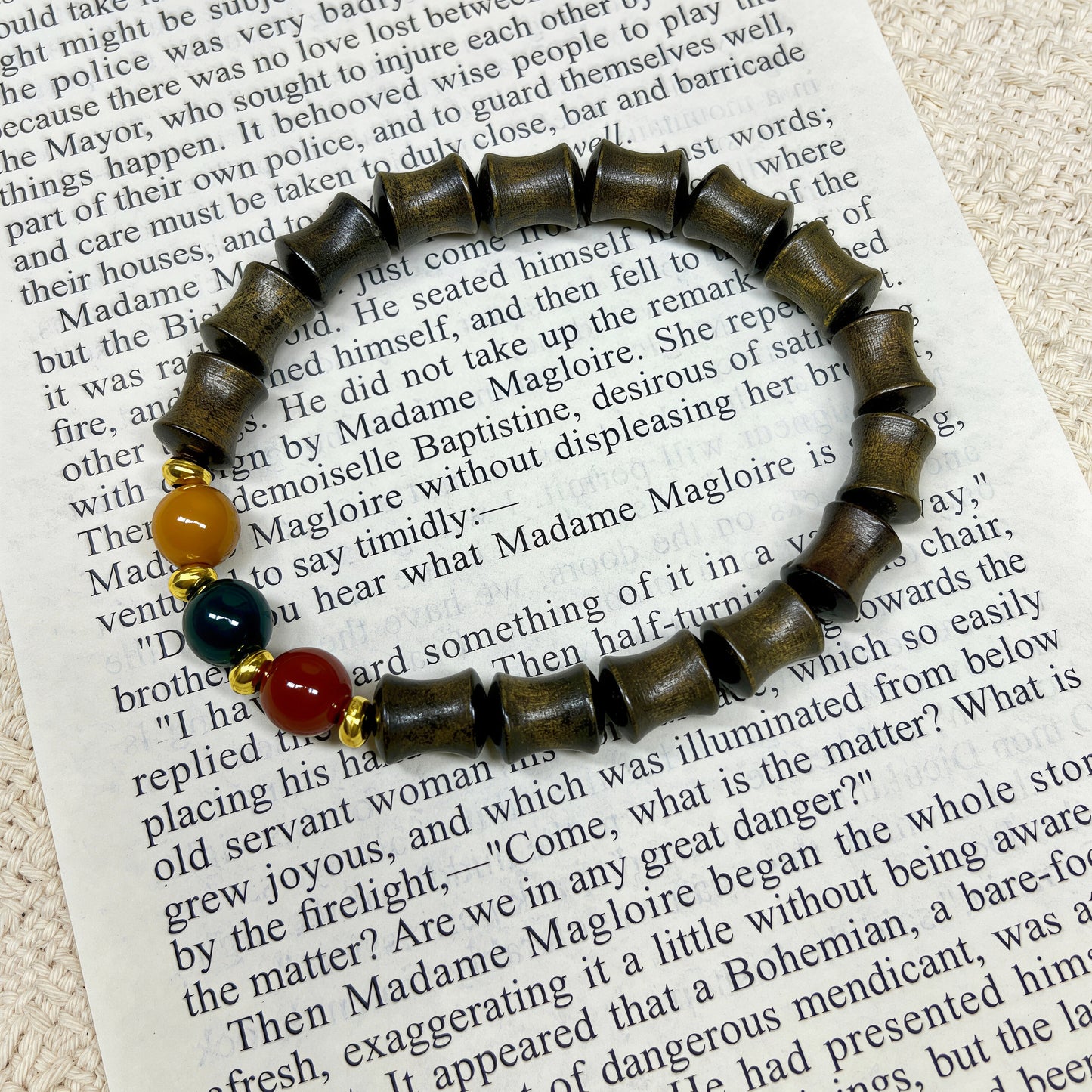 🆕 [A692]    Natural Wood Bracelet
