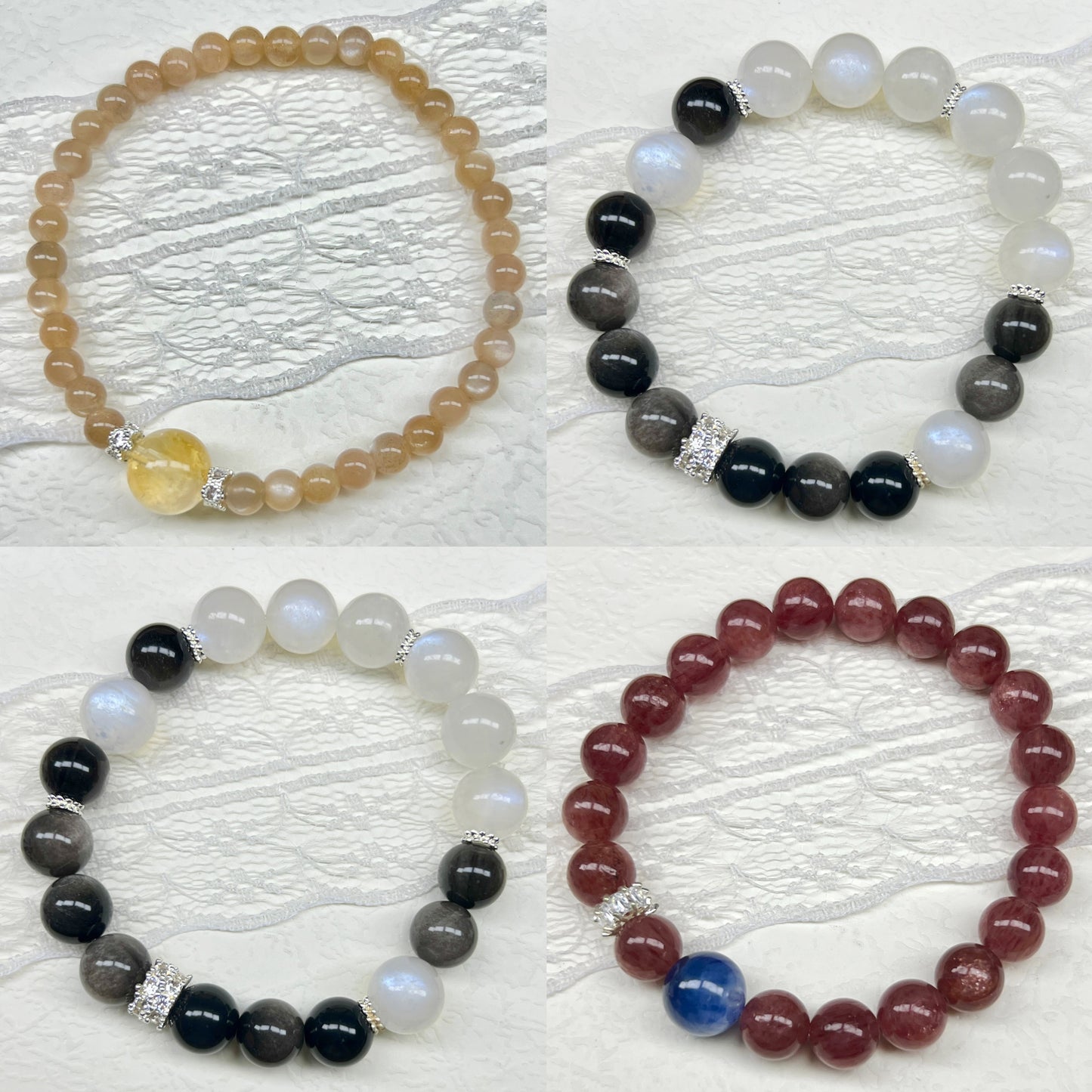 [A704]   Designed Crystal Bracelets