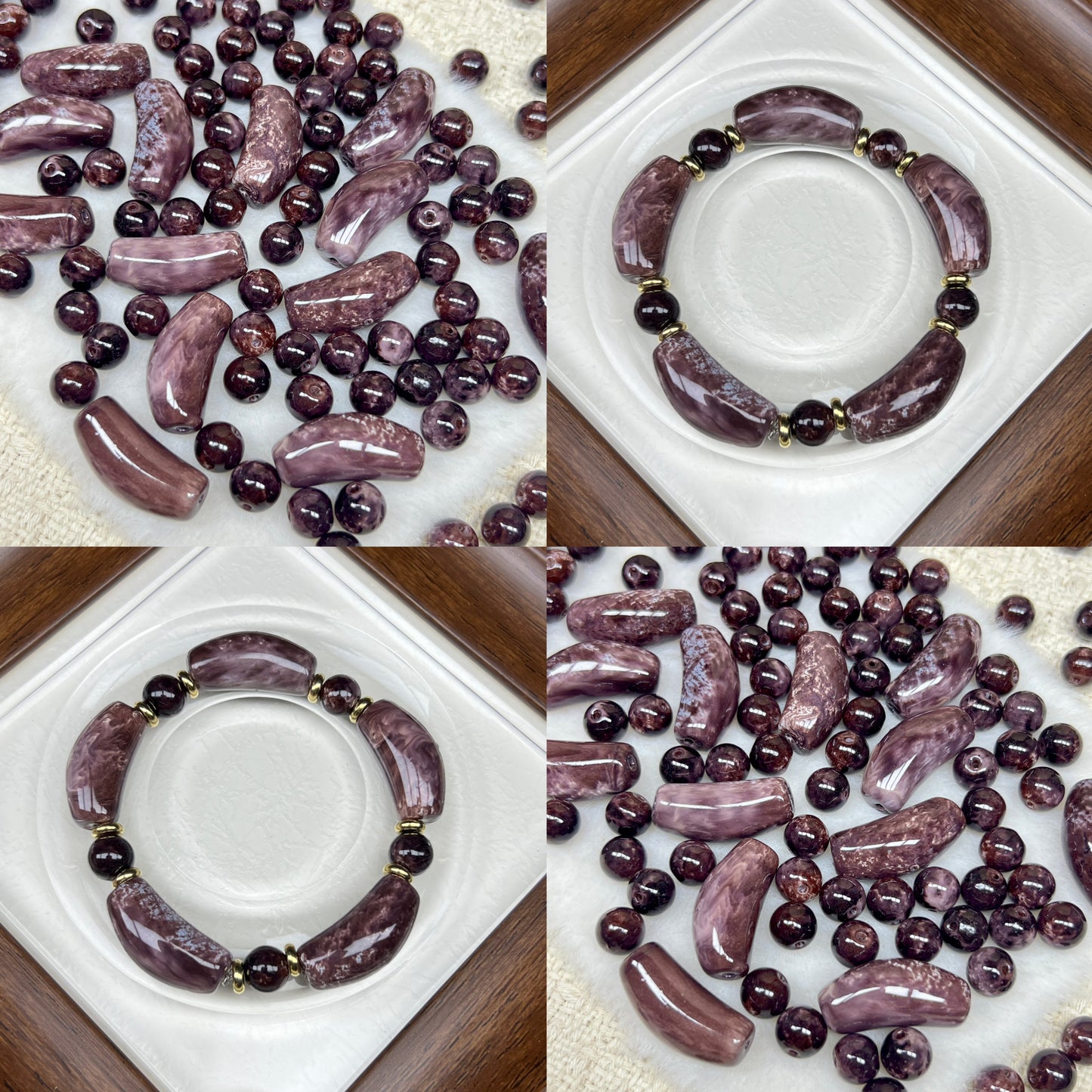 [A731]    Mulberry Twilight-High Quality Glass Bead