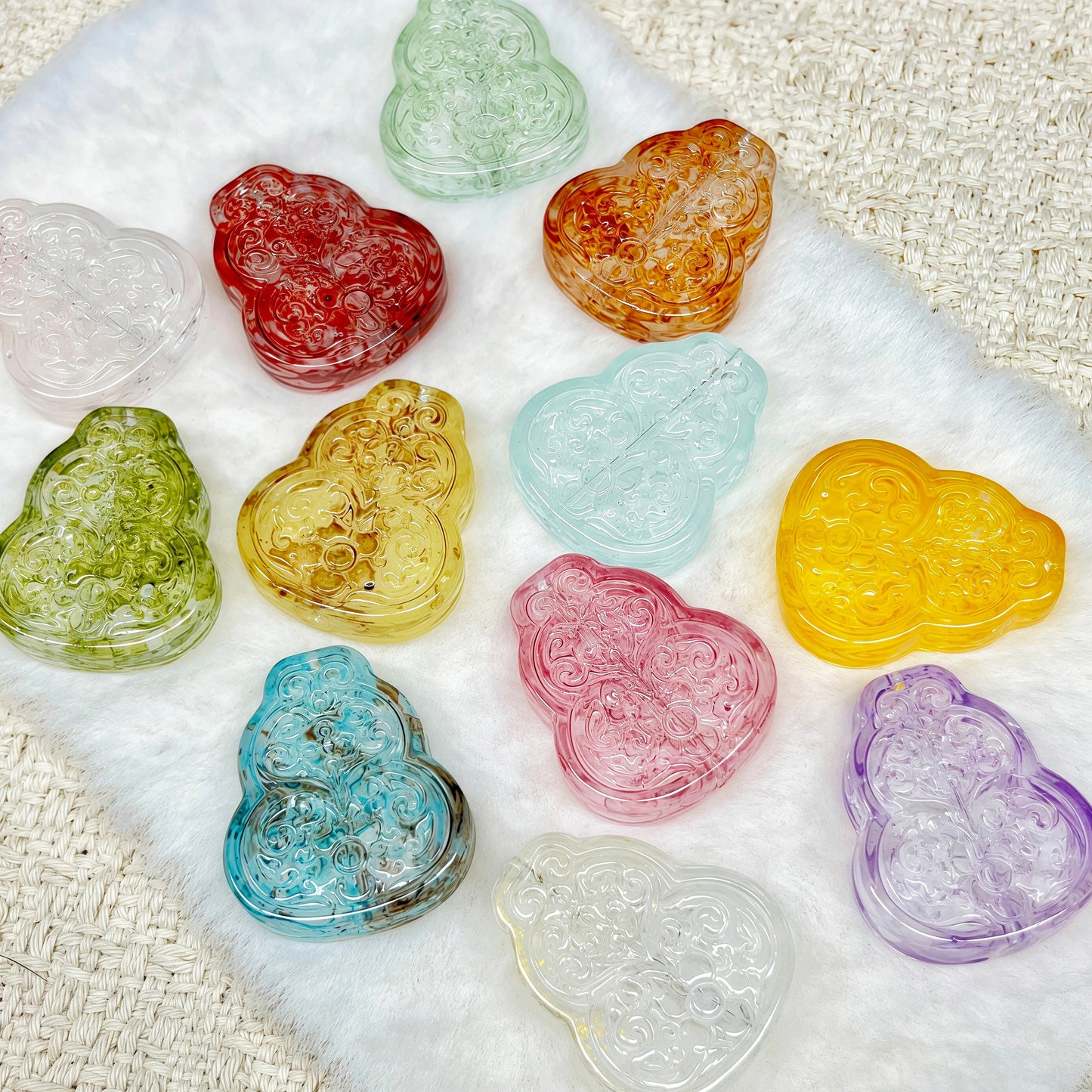[A734]    Gourd Carve-High Quality Glass Bead