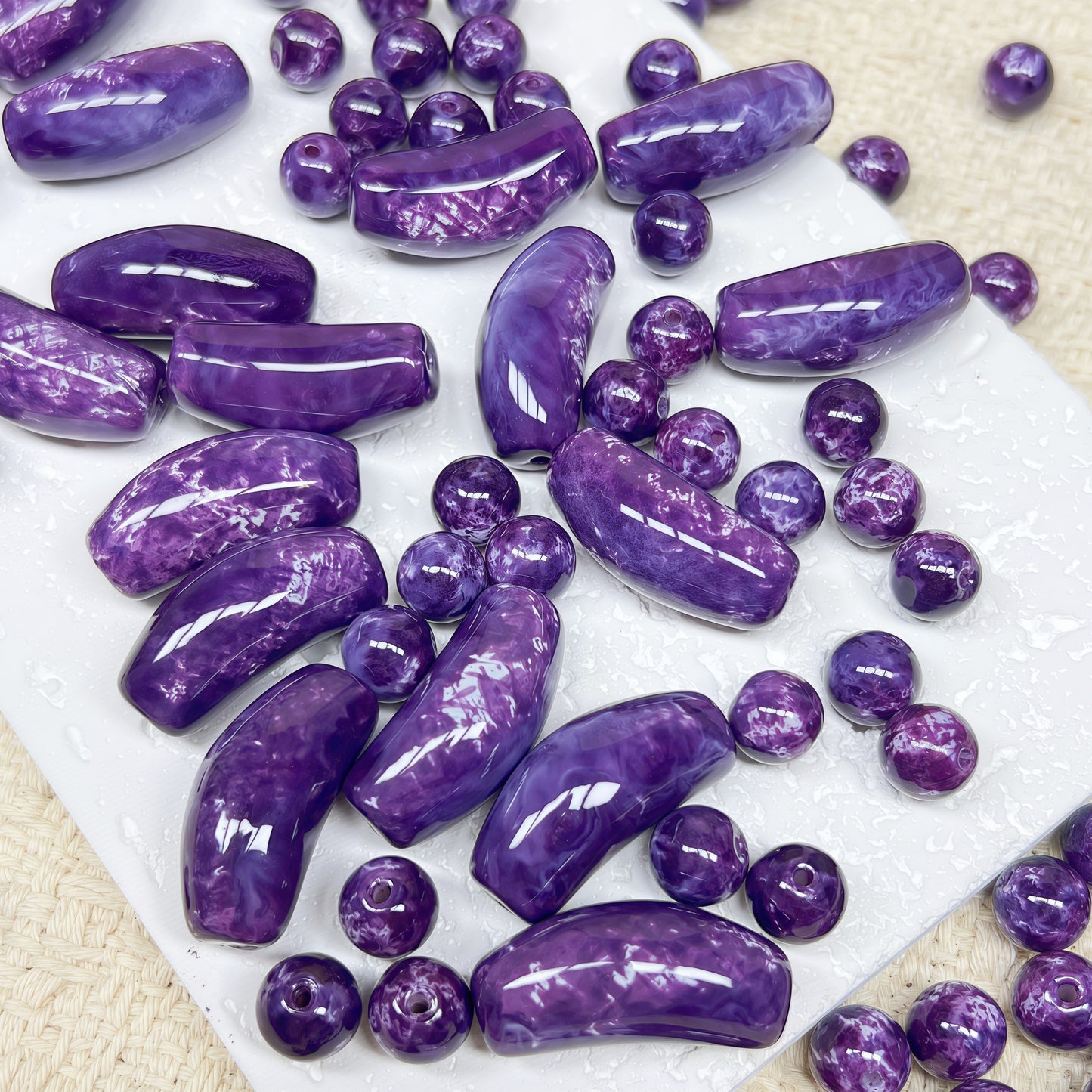 [A743]    Lavender-High Quality Glass Bead