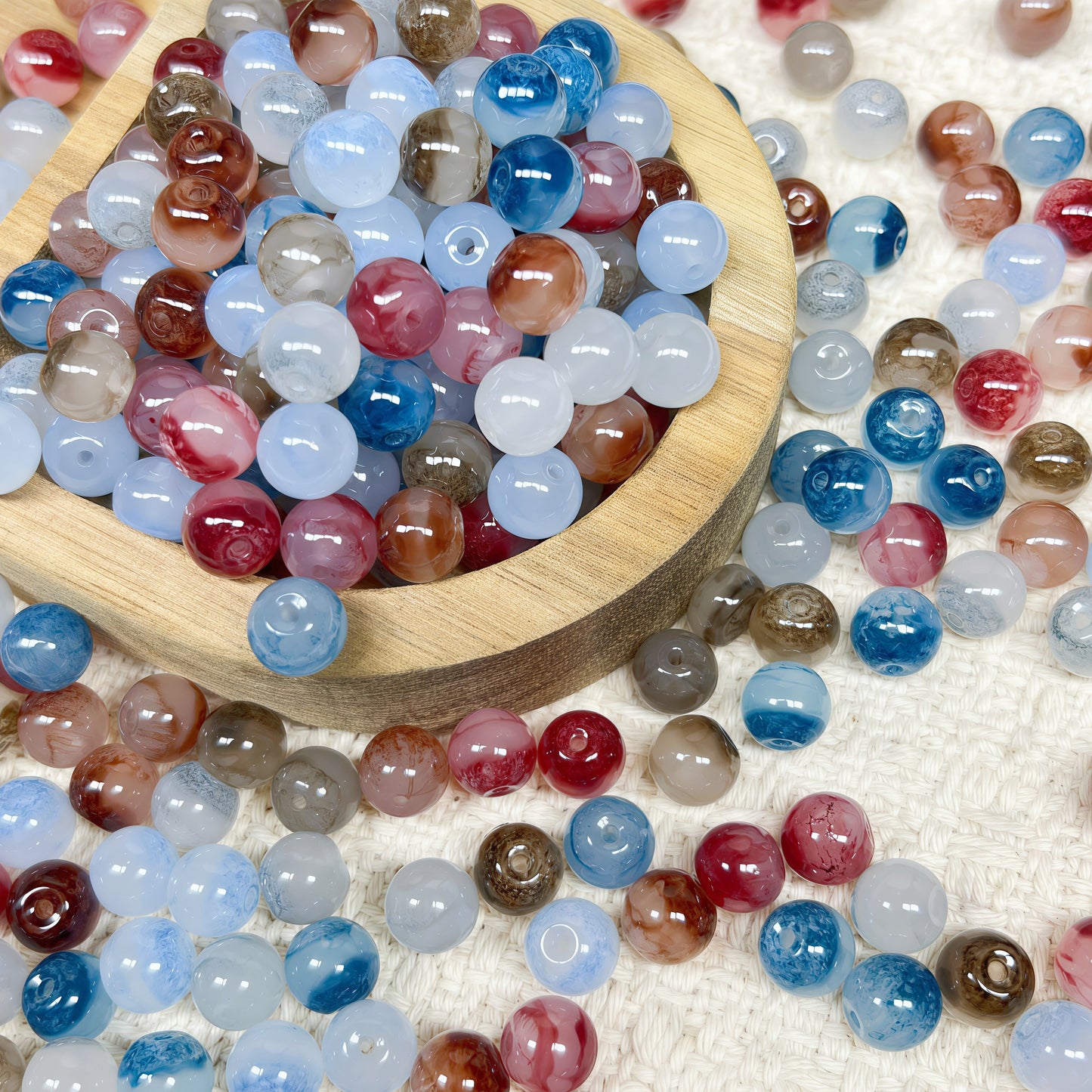 [A739]    Haze Orb(8MM)-High Quality Glass Bead