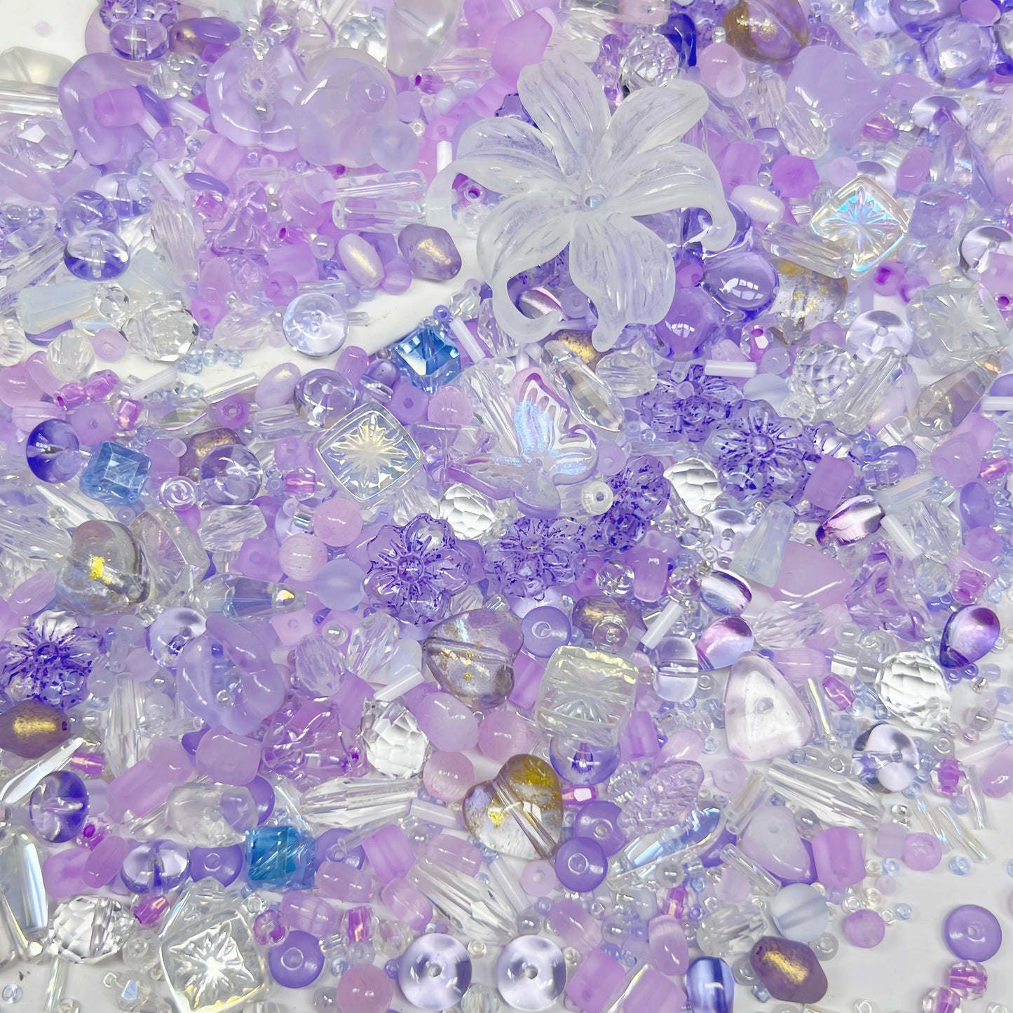 [S745]    Lilac Veil-High Quality Seed Bead