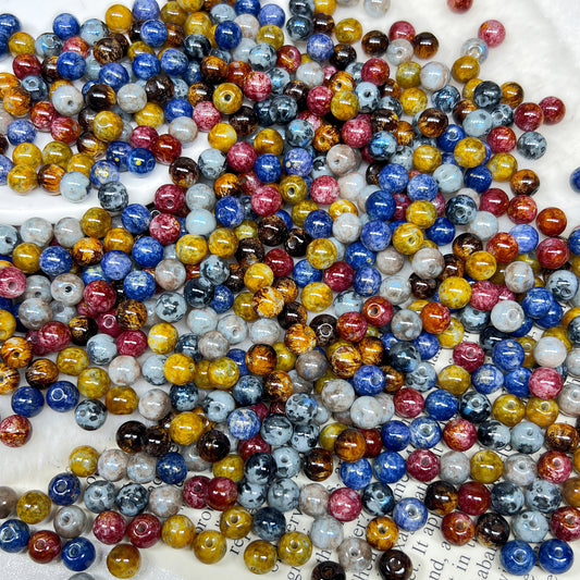 🆕[A752]    Worn&Wild（6MM）-High Quality Glass Bead