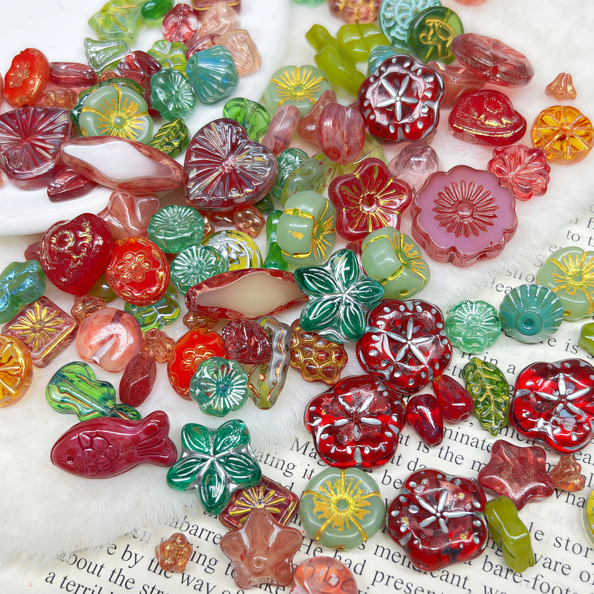 [A760]    Folk Garden-High Quality Glass Bead