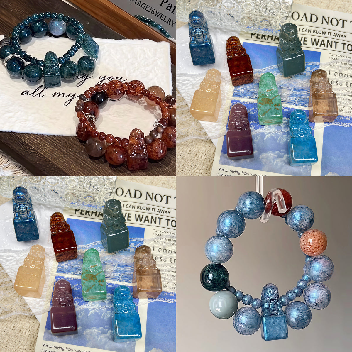 🆕[A789]    Lion Totem（32*14MM）-High Quality Glass Bead