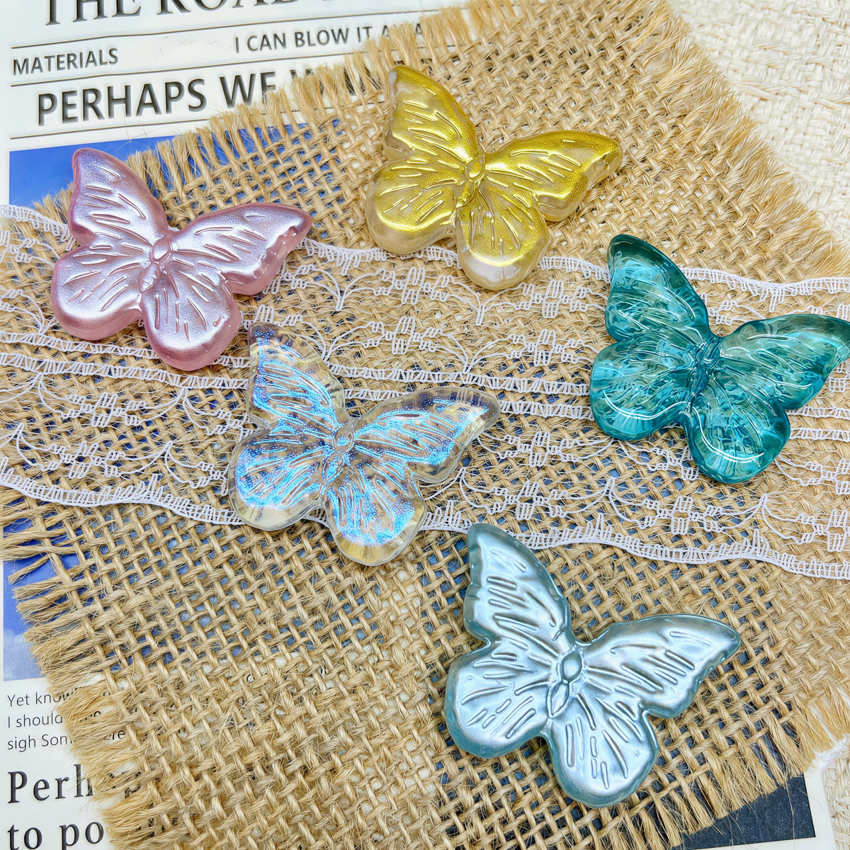 [A808]    Frost Wing-High Quality Glass Bead