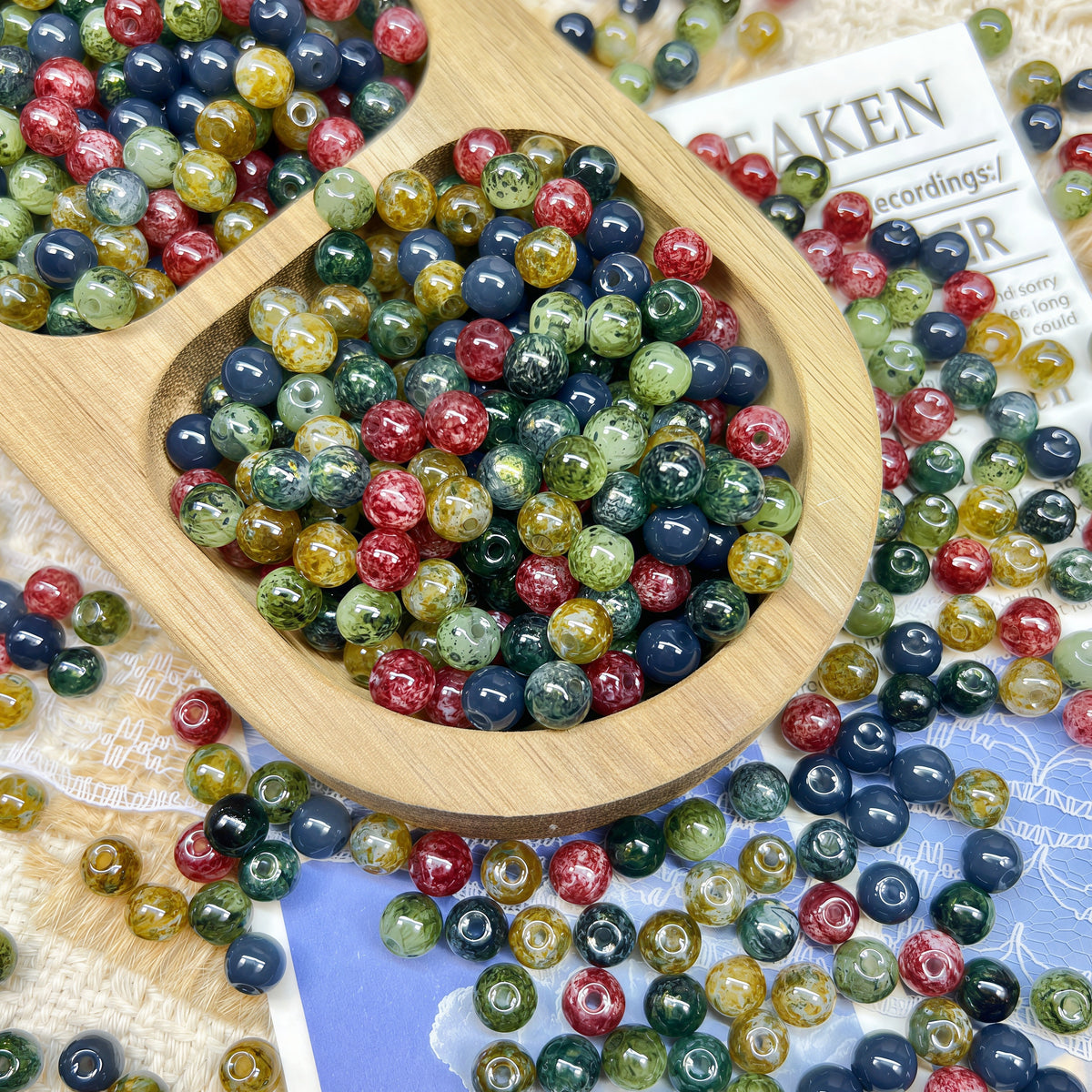 [A828]    Wild Moor（6MM）-High Quality Glass Bead
