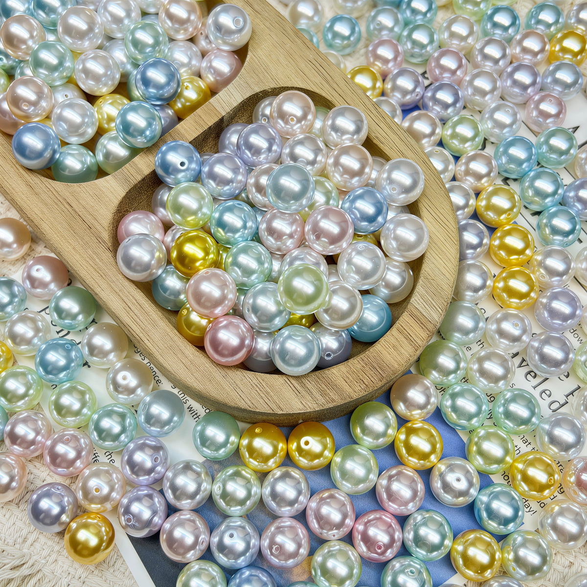 🆕[A844]    Mist Sheen-High Quality Glass Bead