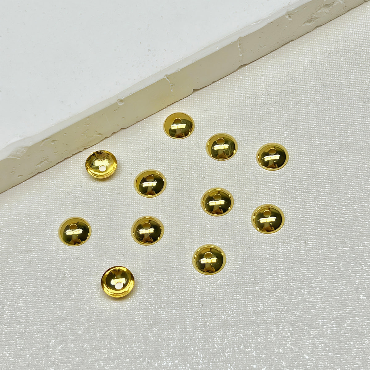 🆕[P106]   18K Round Caps（5MM）