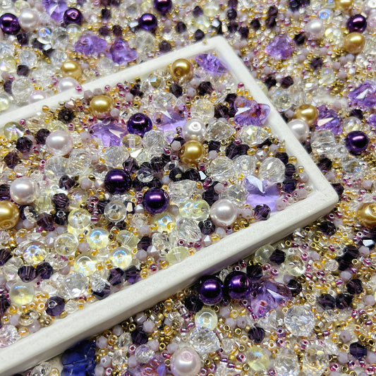 🆕[S066]   Violet Dreams🌈✨-High Quality Seed Beads