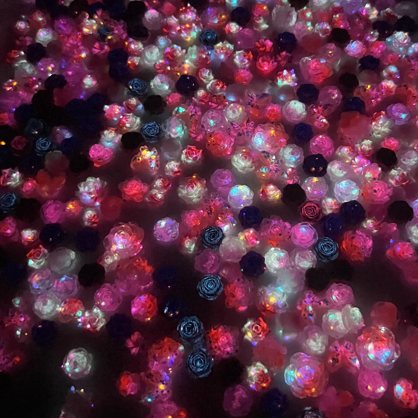 [A431]    Pink Soft Resin Flower