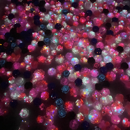 [A431]    Pink Soft Resin Flower