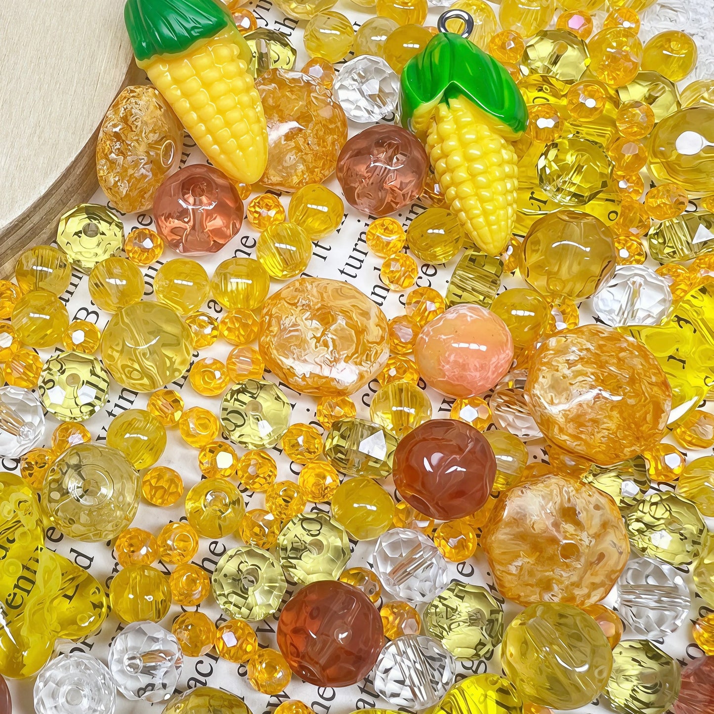 🆕 [A681]    Boomie Mix（4/6/8/10MM）-High Quality Glass Bead