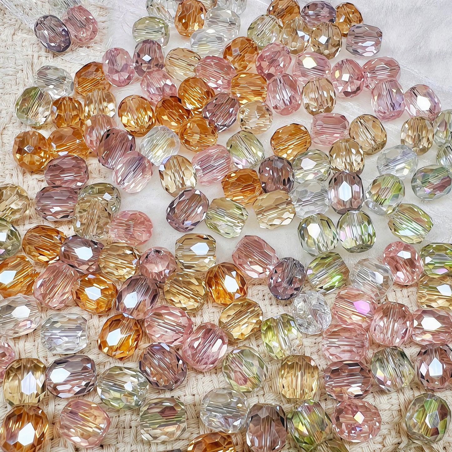 🆕[A574]    Champagne Blush(8MM)-High Quality Glass Bead